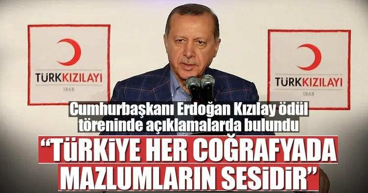 Cumhurbaşkanı Recep Tayyip Erdoğan: Türkiye her coğrafyada mazlumların sesidir