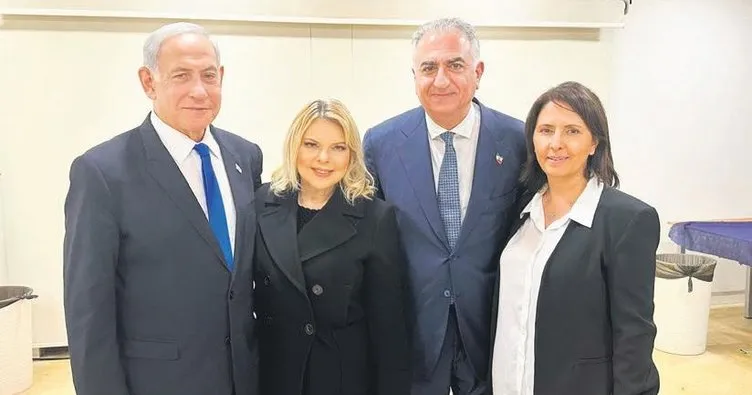 Netanyahu, Prens Pehlevi ile görüştü