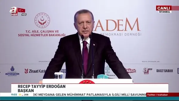 Cumhurbaşkanı Erdoğan'dan Kadın ve Adalet Zirvesi'nde önemli açıklamalar