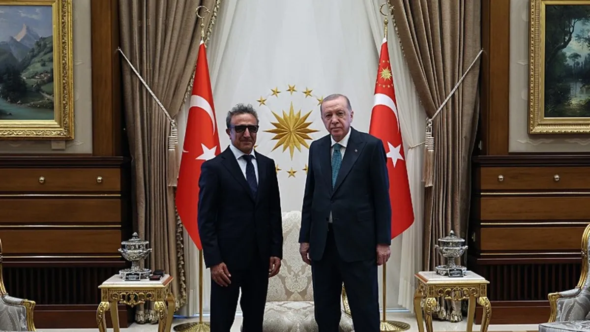 Başkan Erdoğan Hamdi Ulukaya'yı kabul etti