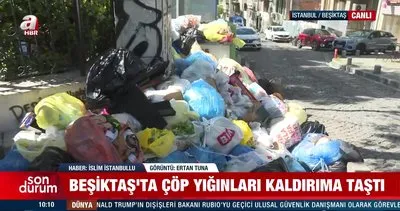 Beşiktaş’ta çöp yığınları oluştu: Sokakları ağır koku sardı! Peki çöpler neden toplanmıyor? | Video
