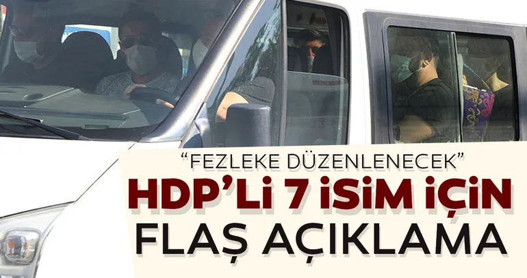 7 HDP'li isim hakkında son dakika gelişmesi