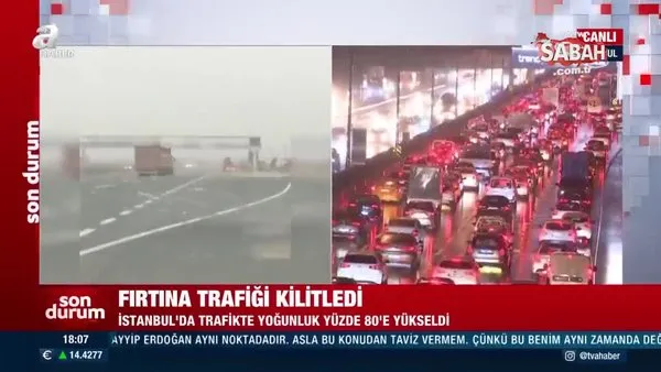 İstanbul’da trafik durma noktasına geldi! Trafik yoğunluğu yüzde 85'e ulaştı! | Video