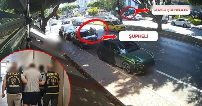 Antalya’da sinyal kesici cihazla otomobili soydular! 3 kişi tutuklandı