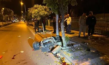 Fethiye’de motosiklet ağaca çarptı: 1 ölü, 1 yaralı