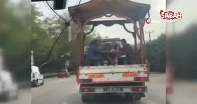 Son dakika! Bursa’da trafikte şoke eden görüntü | Video
