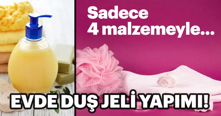 Ev yapımı duş jeli tarifi!