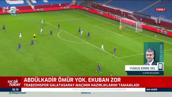 Trabzonspor'a Abdülkadir ve Ekuban'dan kötü haber!