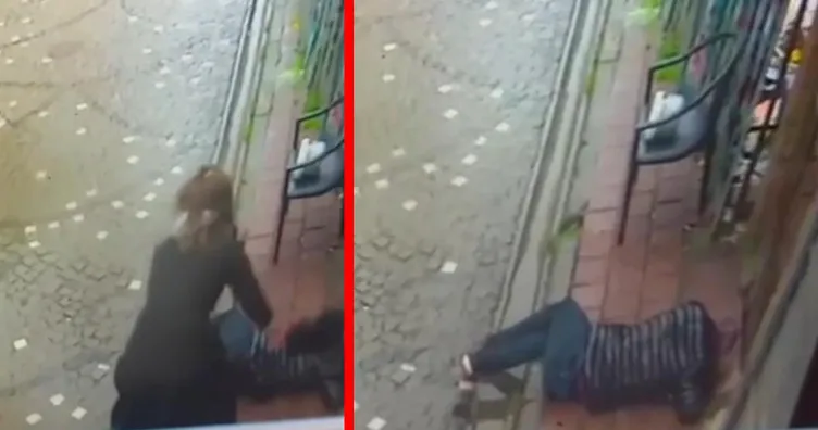 Balat’taki korkunç cinayetin yeni görüntüleri ortaya çıktı! Önce silahla yaraladı sonra darbetmeye devam etti! İşte o anlar!