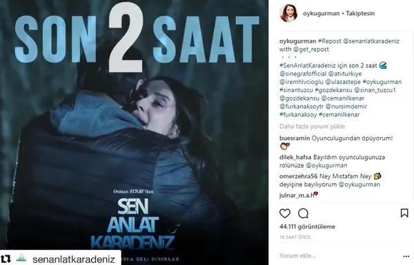 Ünlülerin Instagram paylaşımları (01.02.2018)