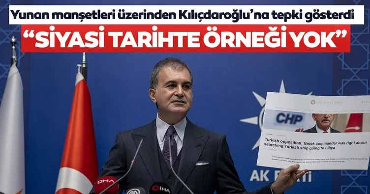 SON DAKİKA HABERLERİ: AK Parti Sözcüsü Ömer Çelik: Türkiye olmadan Avrupa’nın güvenliği olmaz!
