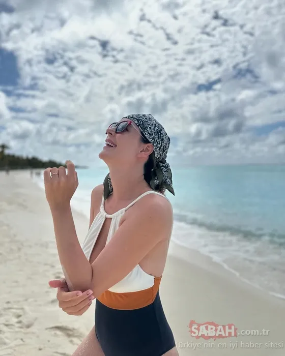 Güzel anne Yıldız Çağrı Atiksoy düzgün fiziğiyle göz kamaştırdı! Doğum kilolarından kurtuldu sırrı merak edildi!