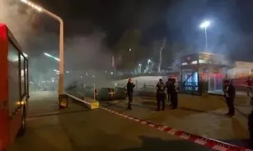 Taksim metro istasyonu’nda yangın