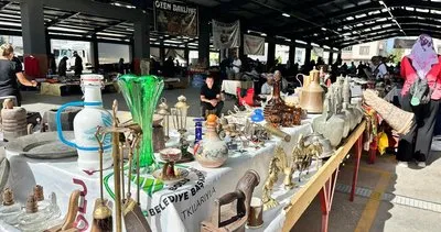 Düzce’de kurulan antika pazarı meraklılarının ilgisini çekiyor #duzce