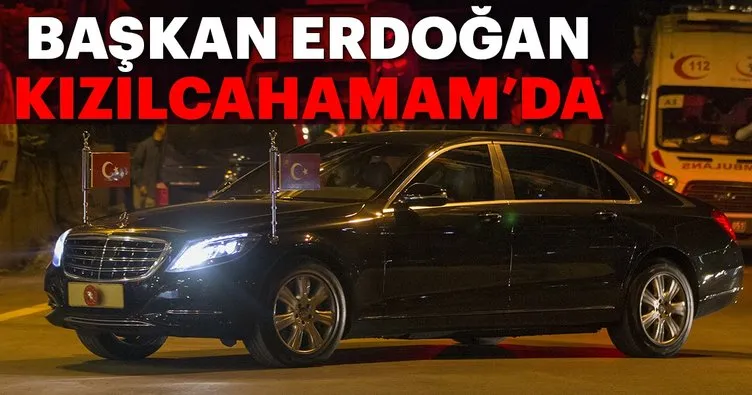 Başkan Erdoğan Kızılcahamam’da