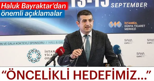 Saha Istanbul Baskani Bayraktar Hedefimiz Savunma Sanayimizde Milli Sistemler Gelistirmek Ekonomi Haberleri