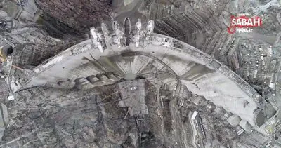 Yusufeli Barajı’nın gövde yüksekliği 275 metreye ulaştı | Video