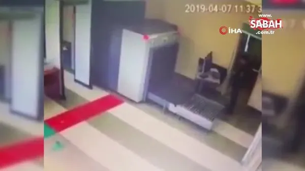 X Ray Cihazindan Cantasiyla Gecti Videosunu Izle Son Dakika Haberleri