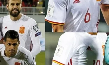 Pique’nin forması olay oldu!