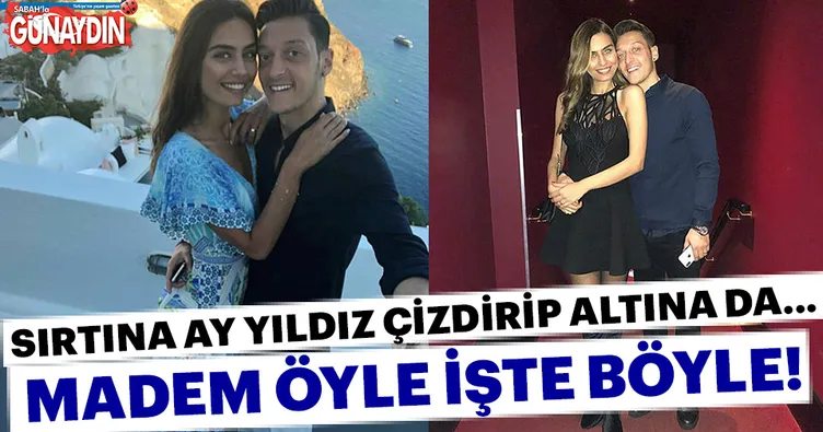 Madem öyle işte böyle! Amine Gülşe, hem Mesut Özil’e, hem ülkesine sahip çıktı