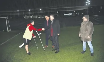 Ortodek Ampute’ye Tiryaki’den ziyaret