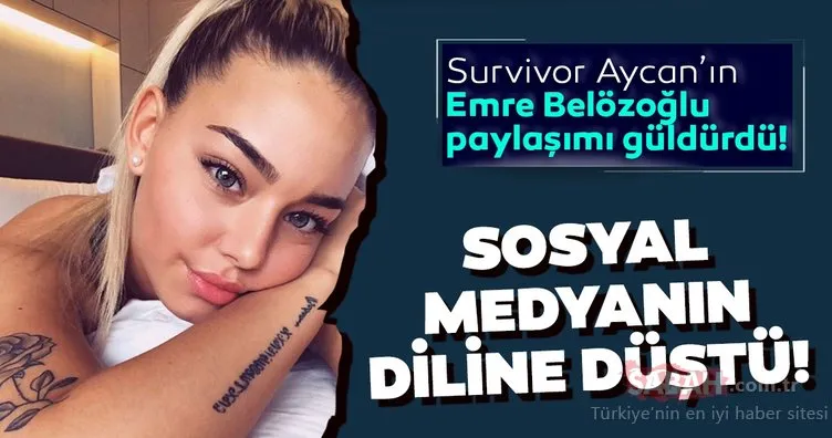 Survivor Aycan Yanaç kendine filtre yaparken Emre Belözoğlu’nu yaktı! Survivor Aycan Yanaç’ın Emre Belözoğlu’nun filtreli selfiesi alay konusu oldu!
