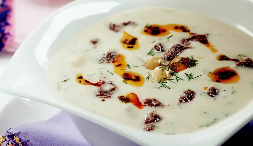 Kremalı Köz Patlıcan Çorbası Tarifi