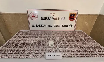 Bursa’da zehir tacirlerine operasyon: Binlerce sentetik hap ele geçirildi!
