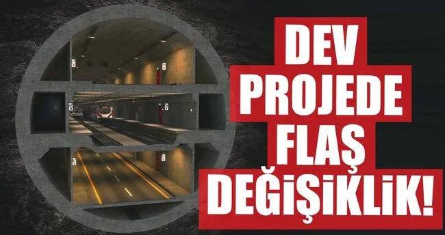 3 Katlı Büyük İstanbul Tüneli’nde model değişti