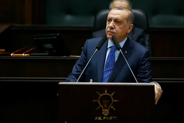 Cumhurbaşkanı Erdoğan'ın katıldığı AK Parti grup toplantısından kareler