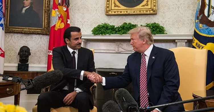 Trump, Katar Emiri Şeyh Temim ile görüşecek