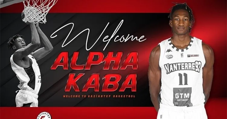 Gaziantep Basketbol, Fransız Alpha Kaba’yı kadrosuna kattı