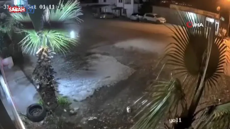 Dinlene dinlene drift attı: O anlar kamerada | Video