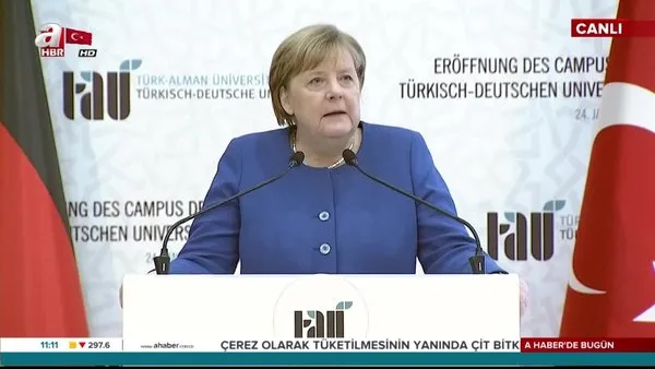 Almanya Başbakanı Merkel'den İstanbul'da önemli açıklamalar