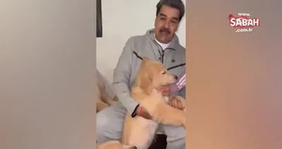 Maduro, köpeği Jako ile oyun oynadığı anları paylaştı | Video