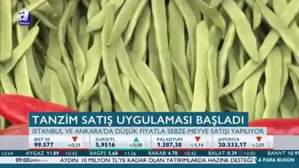 Tanzim satış uygulaması başladı