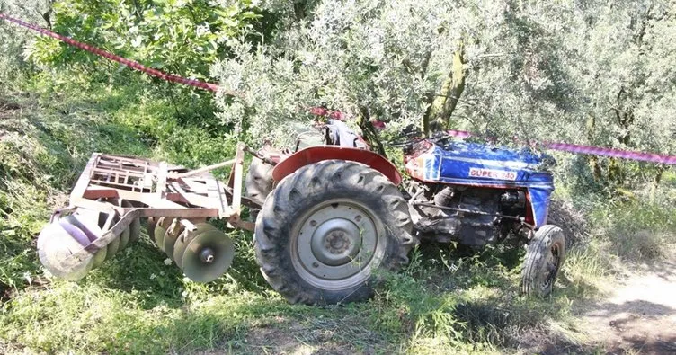 Muğla’da devrilen traktörün altında kalan sürücü öldü
