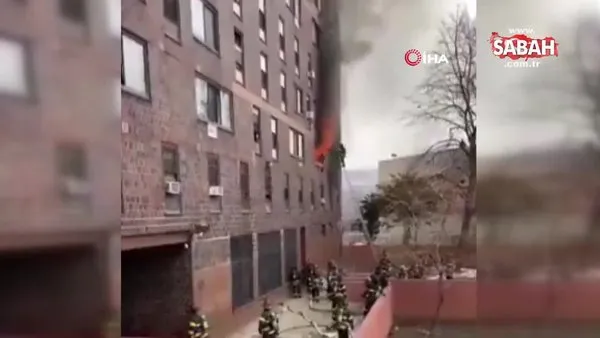 ABD’de 19 katlı apartmanda yangın faciası | Video