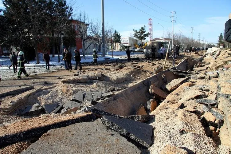 Gaziantep’te doğalgaz boru hattında patlama