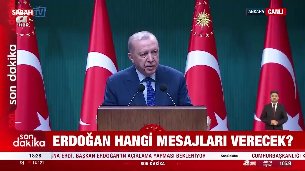 Başkan Erdoğan Kabine Toplantısı Sonrası Önemli Açıklamalar Yaptı