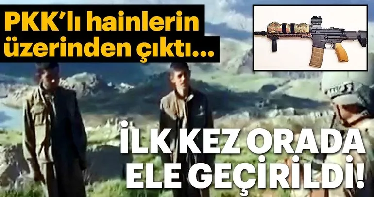 Son dakika: Siirt’te öldürülen PKK’lı teröristlerin üzerinden Kanada yapımı otomatik tüfek çıktı!