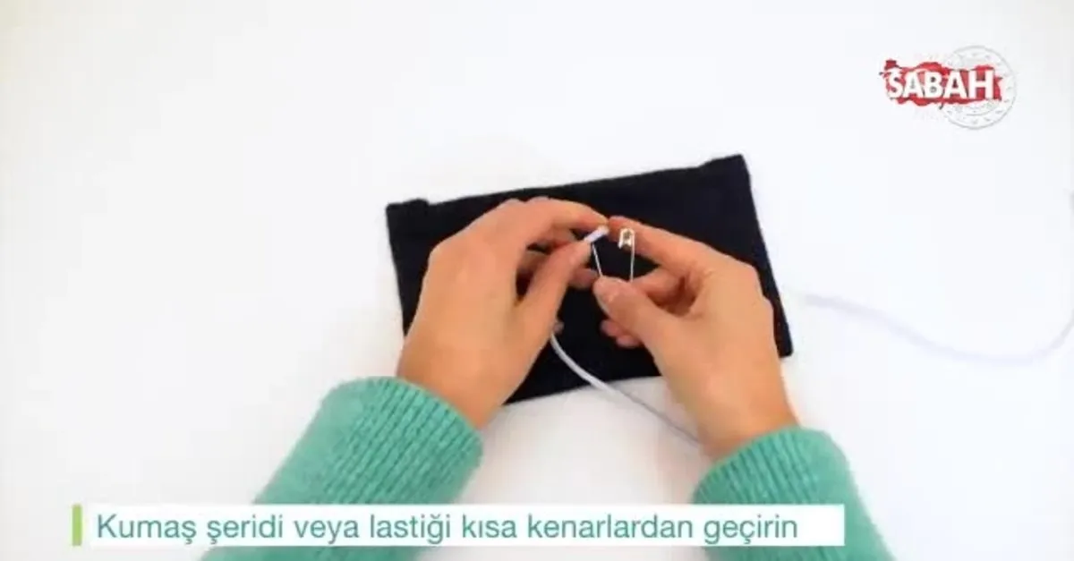 Evde Bez Maske Yapimi Corona Virusu Icin Evde Maske Nasil Yapilir Video Videosunu Izle Son Dakika Haberleri