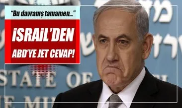 Son dakika: Netanyahu’dan Kerry’e cevap geldi