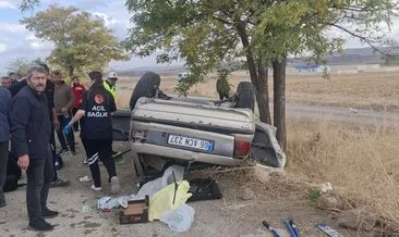 Yozgat’ta kontrolden çıkan otomobil devrildi: 1 ölü, 1 yaralı #ankara