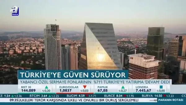 Türkiye'ye güven sürüyor