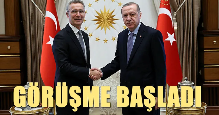 Cumhurbaşkanı Erdoğan Stoltenberg’i kabul etti
