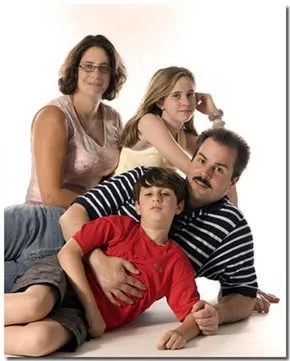 Garip aile fotoğrafları