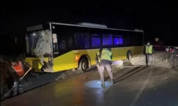 İETT otobüsü ile minibüs çarpıştı: 3 kişi yaralandı #istanbul