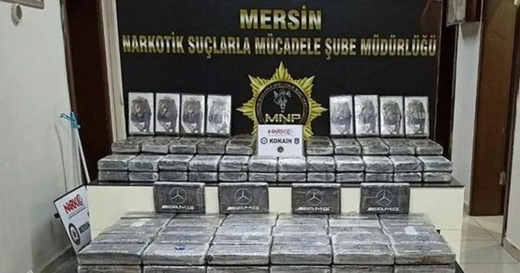 Mersin Uluslararası Limanı’nda 220 kilogram kokain ele geçirildi