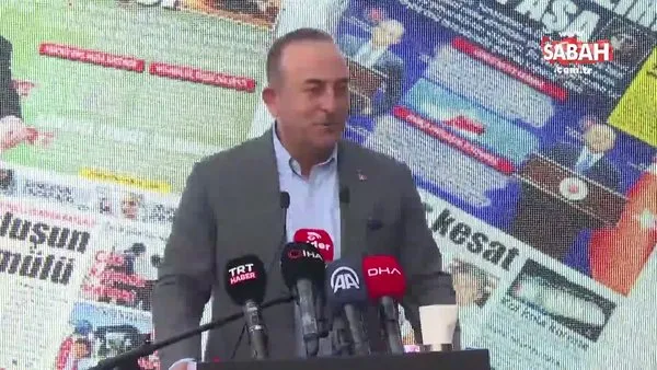 Bakan Çavuşoğlu'ndan KKTC hamlesini eleştirenlere tepki: Sizin bu ikiyüzlülüğünüzden bıktık | Video